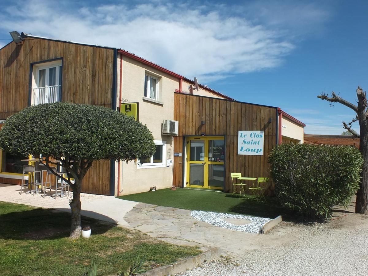 Logis Hotel Restaurant Le Clos Saint Loup Bram エクステリア 写真
