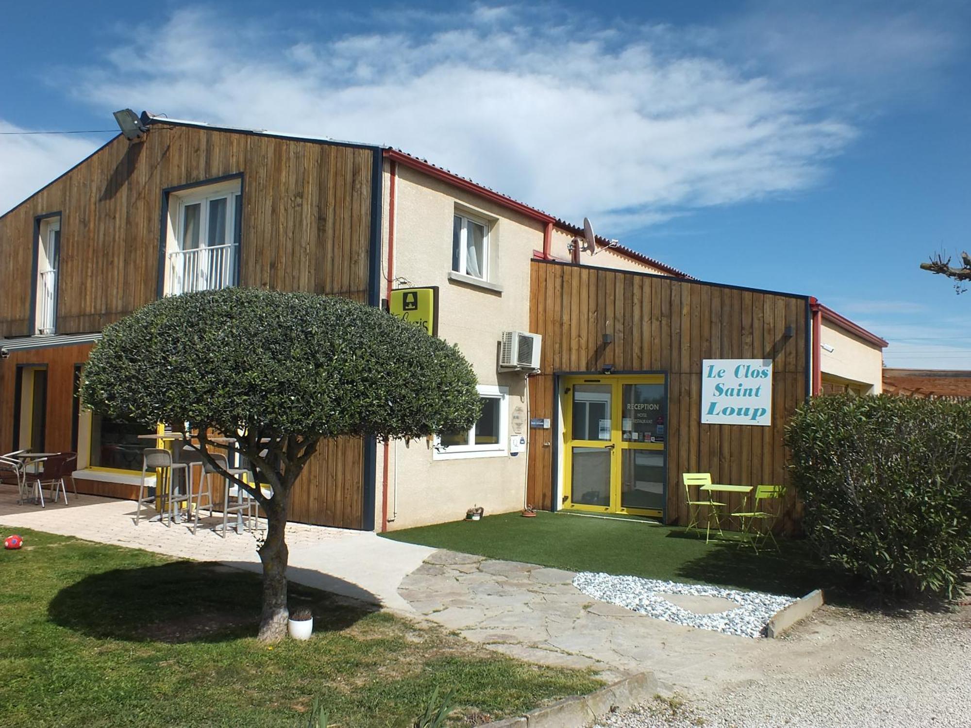 Logis Hotel Restaurant Le Clos Saint Loup Bram エクステリア 写真