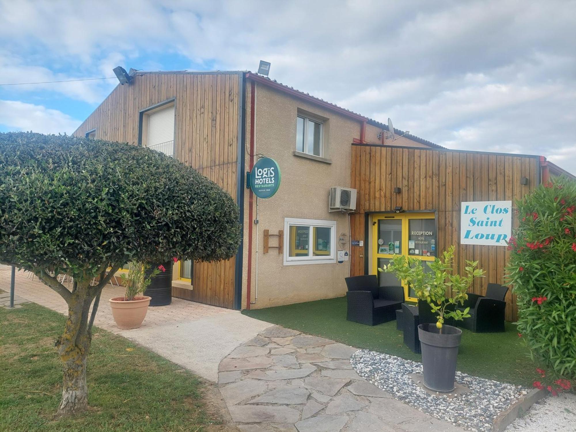 Logis Hotel Restaurant Le Clos Saint Loup Bram エクステリア 写真